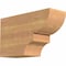 Ekena Millwork Ridgewood Smooth Rafter Tail, Western Red Cedar, 5 1/2"W x 10"H x 16"L RFT06X10X16RID00SWR - alternate 1